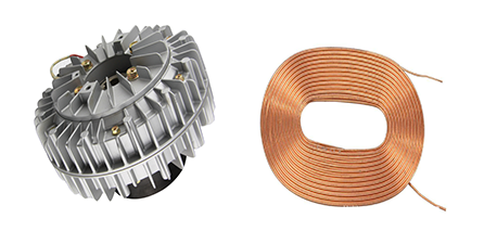 台灵磁粉离合器上的线圈是铜丝的吗？