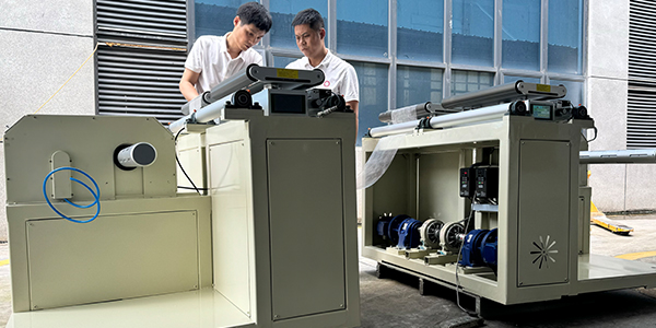 为什么选择台灵机电定制的双工位自动放卷机？